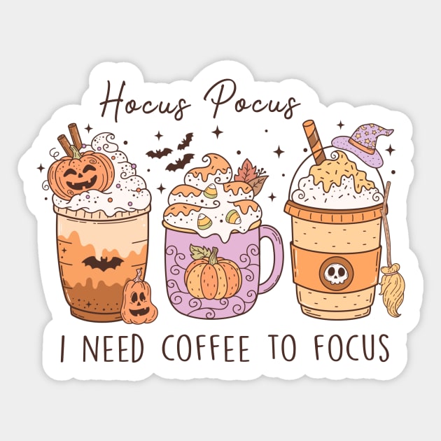 Womens Halloween Hocus Pocus Sticker by Positively Petal Perfect 